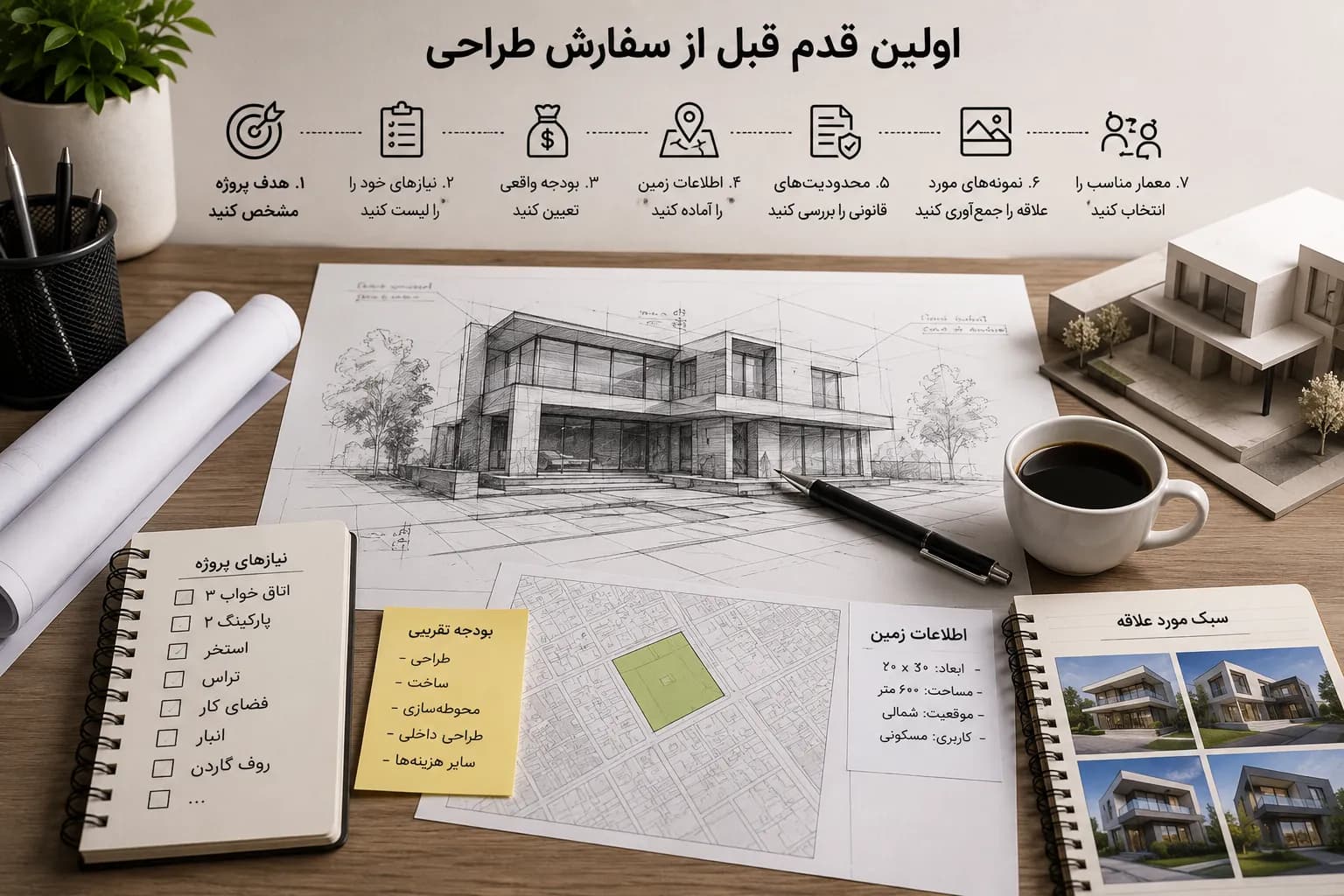 مطالعات، امکان‌سنجی و خدمات پیش از طراحی